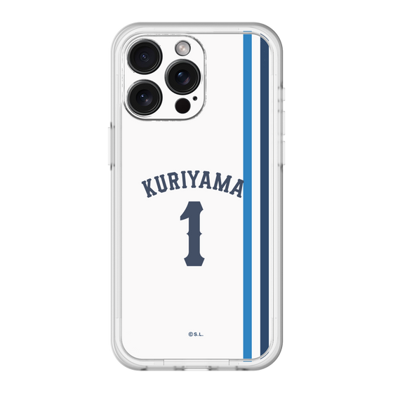スリムプロテクションプレミアムケース［ 埼玉西武ライオンズ- #1 KURIYAMA - ホーム ］