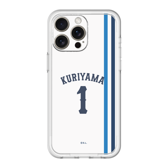 スリムプロテクションプレミアムケース［ 埼玉西武ライオンズ- #1 KURIYAMA - ホーム ］