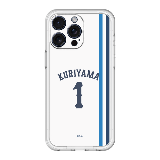 スリムプロテクションプレミアムケース［ 埼玉西武ライオンズ- #1 KURIYAMA - ホーム ］
