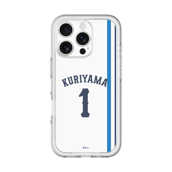 スリムプロテクションプレミアムケース［ 埼玉西武ライオンズ- #1 KURIYAMA - ホーム ］