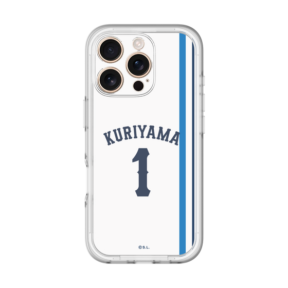 スリムプロテクションプレミアムケース［ 埼玉西武ライオンズ- #1 KURIYAMA - ホーム ］