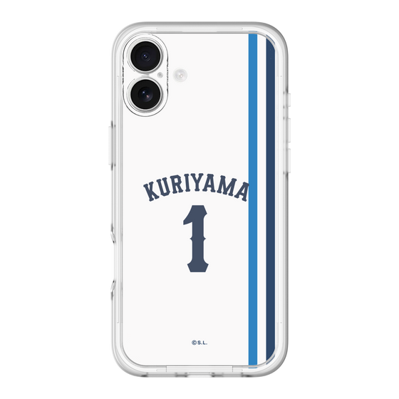 スリムプロテクションプレミアムケース［ 埼玉西武ライオンズ- #1 KURIYAMA - ホーム ］