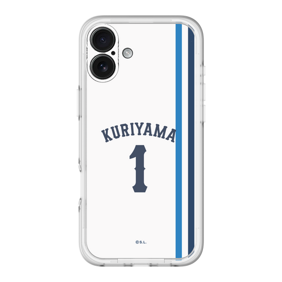 スリムプロテクションプレミアムケース［ 埼玉西武ライオンズ- #1 KURIYAMA - ホーム ］