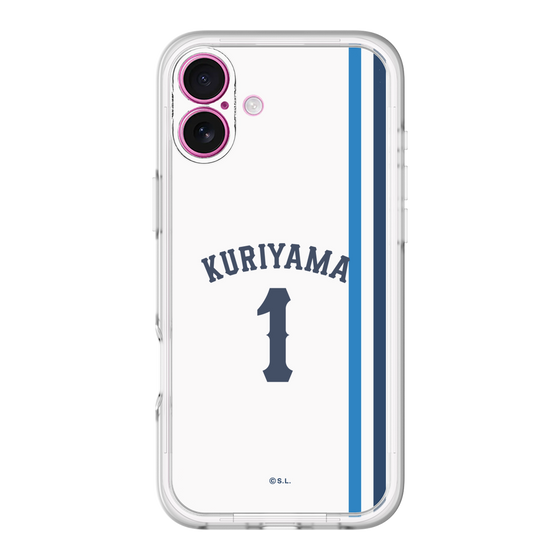 スリムプロテクションプレミアムケース［ 埼玉西武ライオンズ- #1 KURIYAMA - ホーム ］