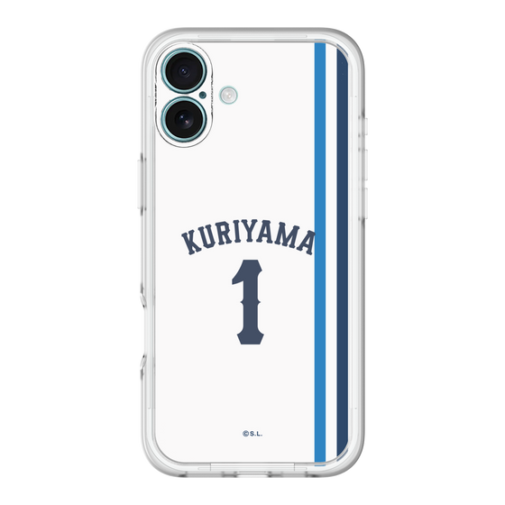 スリムプロテクションプレミアムケース［ 埼玉西武ライオンズ- #1 KURIYAMA - ホーム ］