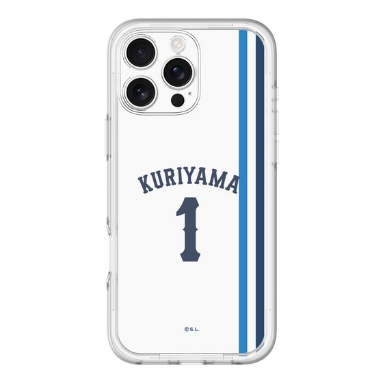 スリムプロテクションプレミアムケース［ 埼玉西武ライオンズ- #1 KURIYAMA - ホーム ］
