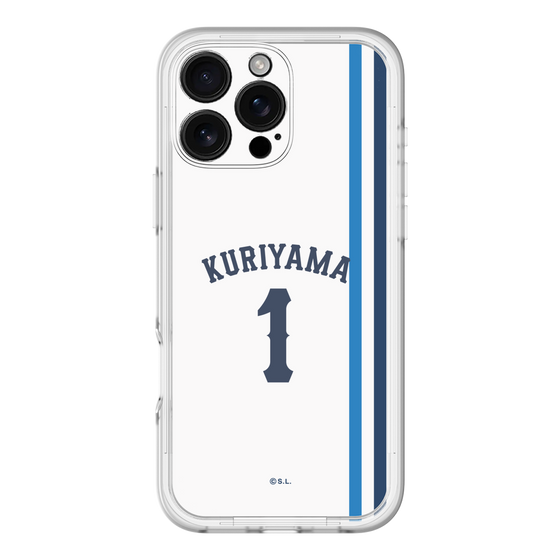 スリムプロテクションプレミアムケース［ 埼玉西武ライオンズ- #1 KURIYAMA - ホーム ］