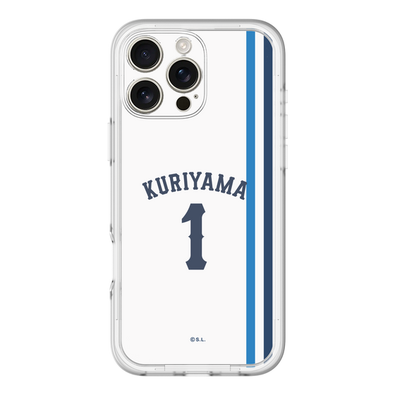 スリムプロテクションプレミアムケース［ 埼玉西武ライオンズ- #1 KURIYAMA - ホーム ］