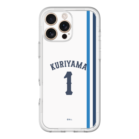 スリムプロテクションプレミアムケース［ 埼玉西武ライオンズ- #1 KURIYAMA - ホーム ］