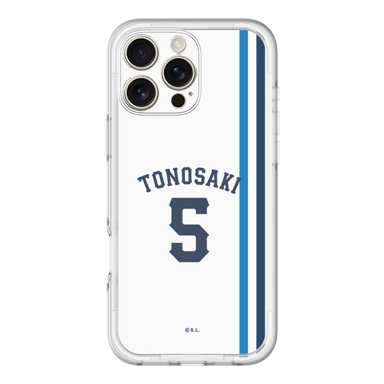 スリムプロテクションプレミアムケース［ 埼玉西武ライオンズ- #5 TONOSAKI - ホーム ］