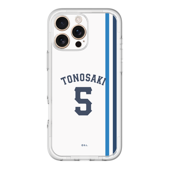 スリムプロテクションプレミアムケース［ 埼玉西武ライオンズ- #5 TONOSAKI - ホーム ］