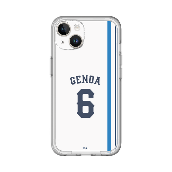 スリムプロテクションプレミアムケース［ 埼玉西武ライオンズ- #6 GENDA - ホーム ］