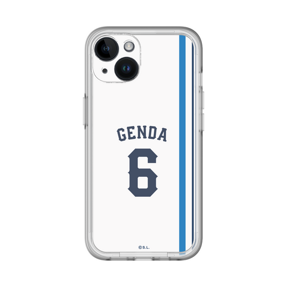 スリムプロテクションプレミアムケース［ 埼玉西武ライオンズ- #6 GENDA - ホーム ］