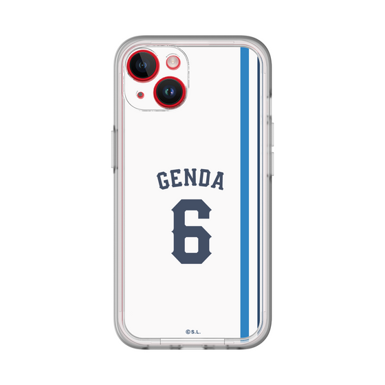 スリムプロテクションプレミアムケース［ 埼玉西武ライオンズ- #6 GENDA - ホーム ］