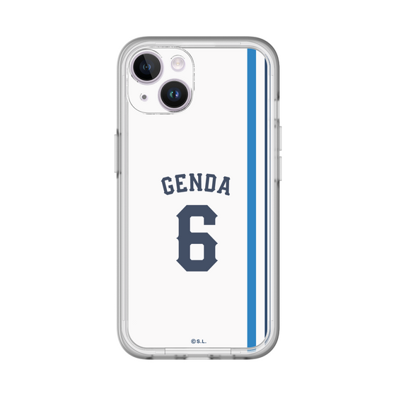 スリムプロテクションプレミアムケース［ 埼玉西武ライオンズ- #6 GENDA - ホーム ］
