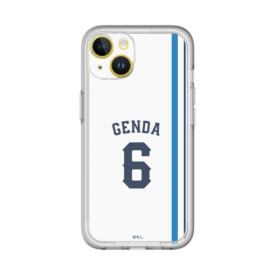 スリムプロテクションプレミアムケース［ 埼玉西武ライオンズ- #6 GENDA - ホーム ］