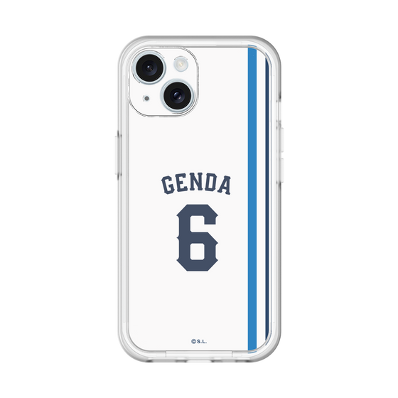 スリムプロテクションプレミアムケース［ 埼玉西武ライオンズ- #6 GENDA - ホーム ］