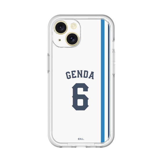 スリムプロテクションプレミアムケース［ 埼玉西武ライオンズ- #6 GENDA - ホーム ］