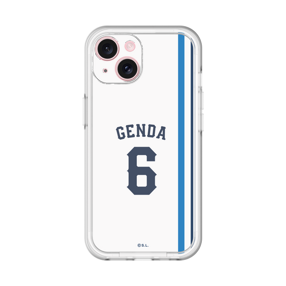 スリムプロテクションプレミアムケース［ 埼玉西武ライオンズ- #6 GENDA - ホーム ］
