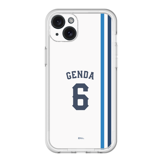 スリムプロテクションプレミアムケース［ 埼玉西武ライオンズ- #6 GENDA - ホーム ］