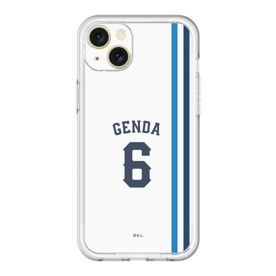 スリムプロテクションプレミアムケース［ 埼玉西武ライオンズ- #6 GENDA - ホーム ］
