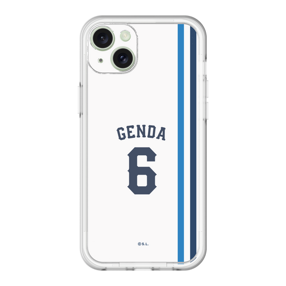 スリムプロテクションプレミアムケース［ 埼玉西武ライオンズ- #6 GENDA - ホーム ］
