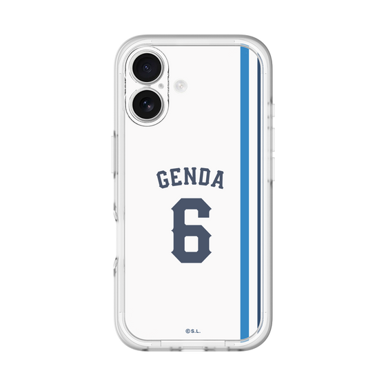 スリムプロテクションプレミアムケース［ 埼玉西武ライオンズ- #6 GENDA - ホーム ］