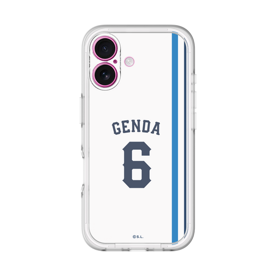 スリムプロテクションプレミアムケース［ 埼玉西武ライオンズ- #6 GENDA - ホーム ］