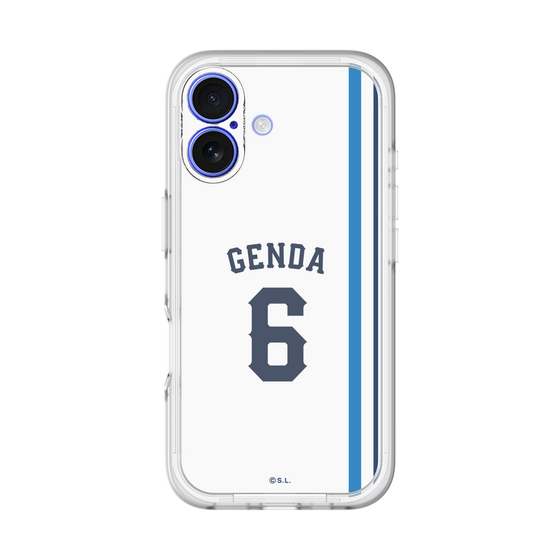 スリムプロテクションプレミアムケース［ 埼玉西武ライオンズ- #6 GENDA - ホーム ］