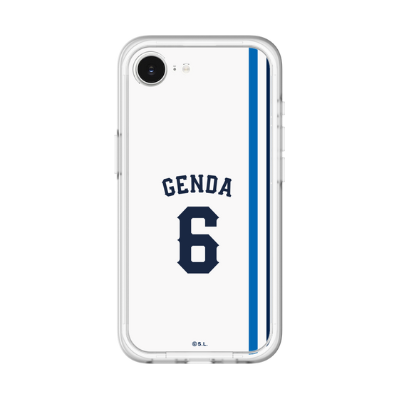 スリムプロテクションプレミアムケース［ 埼玉西武ライオンズ- #6 GENDA - ホーム ］