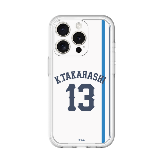 スリムプロテクションプレミアムケース［ 埼玉西武ライオンズ- #13 TAKAHASHI - ホーム ］