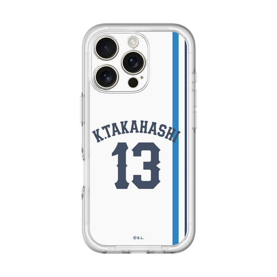 スリムプロテクションプレミアムケース［ 埼玉西武ライオンズ- #13 TAKAHASHI - ホーム ］