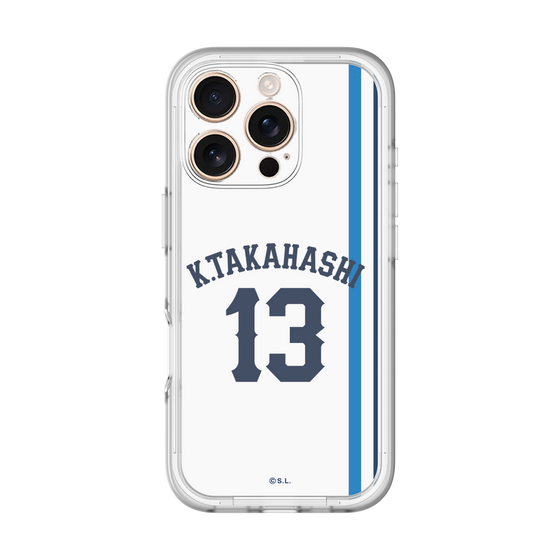 スリムプロテクションプレミアムケース［ 埼玉西武ライオンズ- #13 TAKAHASHI - ホーム ］