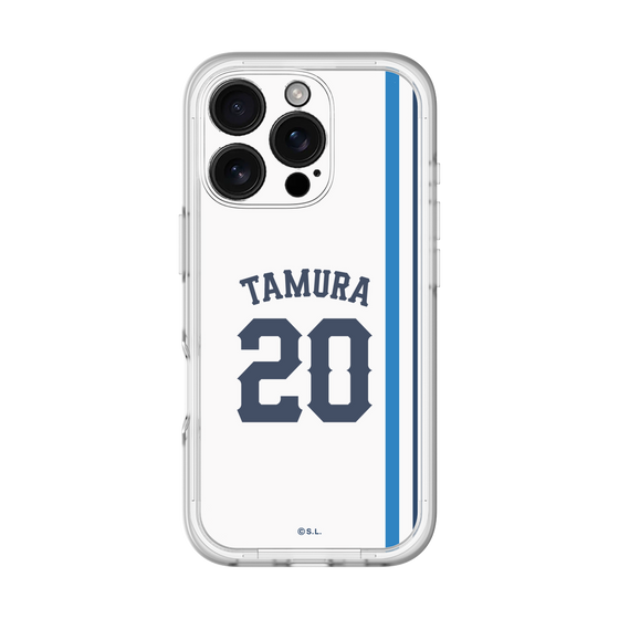スリムプロテクションプレミアムケース［ 埼玉西武ライオンズ- #20 TAMURA - ホーム ］