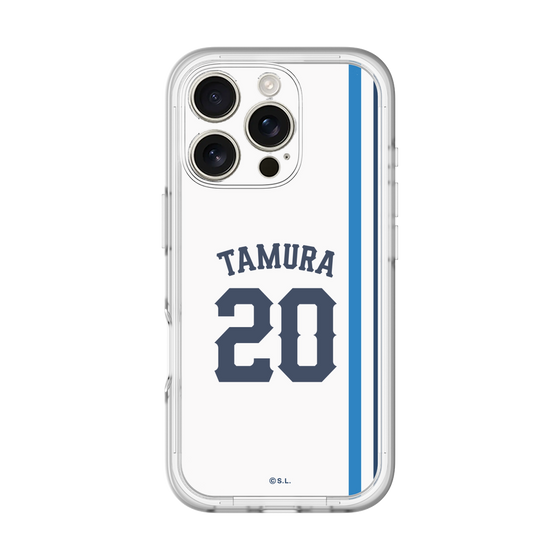 スリムプロテクションプレミアムケース［ 埼玉西武ライオンズ- #20 TAMURA - ホーム ］