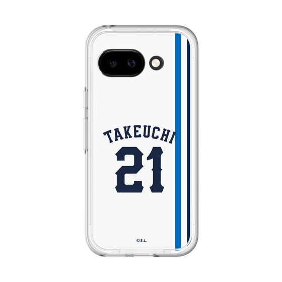 スリムプロテクションプレミアムケース［ 埼玉西武ライオンズ- #21 TAKEUCHI - ホーム ］