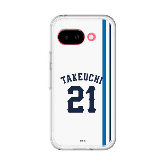 スリムプロテクションプレミアムケース［ 埼玉西武ライオンズ- #21 TAKEUCHI - ホーム ］