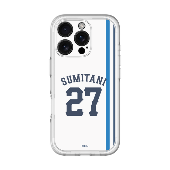 スリムプロテクションプレミアムケース［ 埼玉西武ライオンズ- #27 SUMITANI - ホーム ］