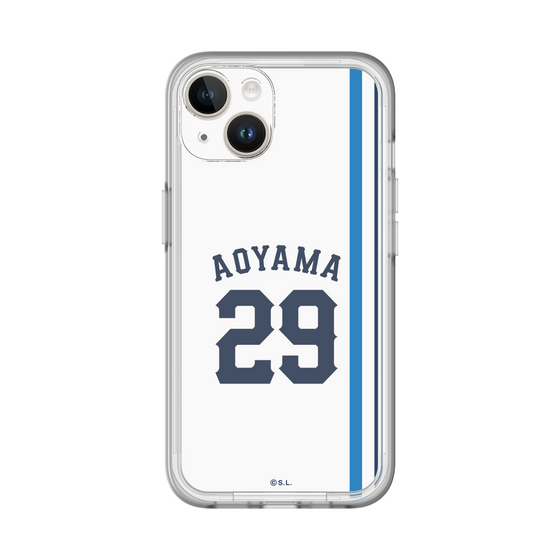 スリムプロテクションプレミアムケース［ 埼玉西武ライオンズ- #29 AOYAMA - ホーム ］