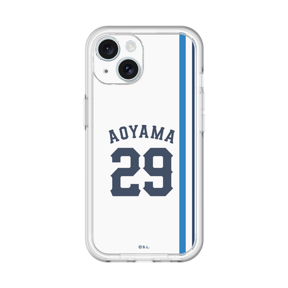 スリムプロテクションプレミアムケース［ 埼玉西武ライオンズ- #29 AOYAMA - ホーム ］