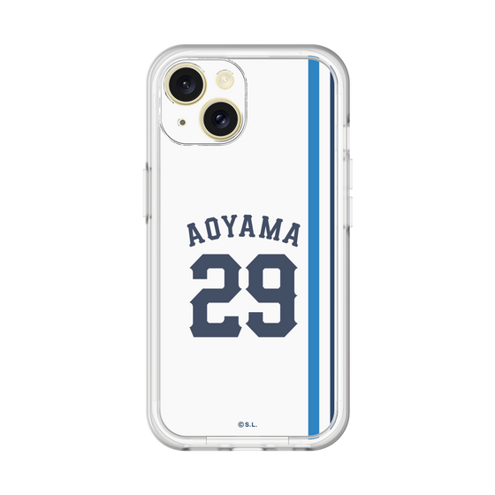 スリムプロテクションプレミアムケース［ 埼玉西武ライオンズ- #29 AOYAMA - ホーム ］