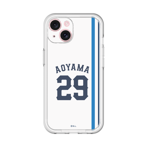 スリムプロテクションプレミアムケース［ 埼玉西武ライオンズ- #29 AOYAMA - ホーム ］