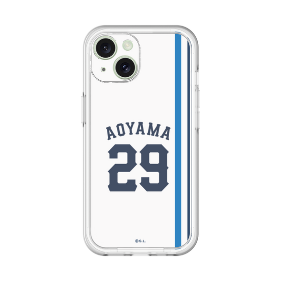 スリムプロテクションプレミアムケース［ 埼玉西武ライオンズ- #29 AOYAMA - ホーム ］