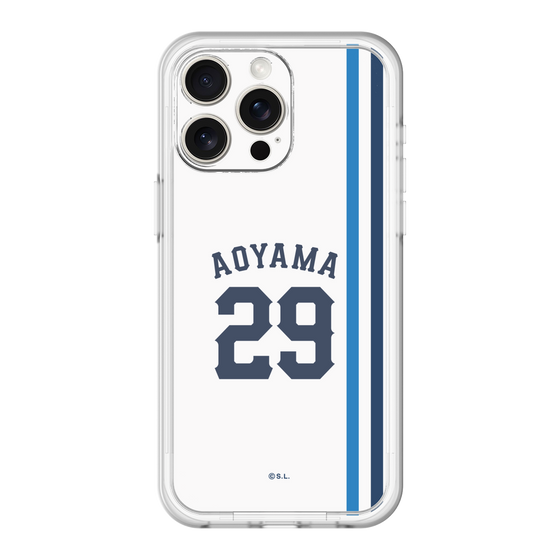 スリムプロテクションプレミアムケース［ 埼玉西武ライオンズ- #29 AOYAMA - ホーム ］