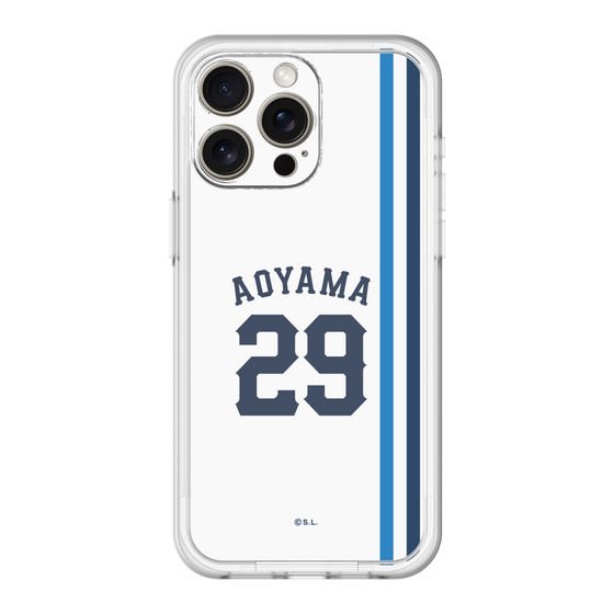スリムプロテクションプレミアムケース［ 埼玉西武ライオンズ- #29 AOYAMA - ホーム ］