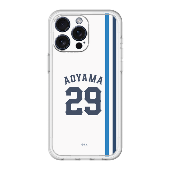 スリムプロテクションプレミアムケース［ 埼玉西武ライオンズ- #29 AOYAMA - ホーム ］