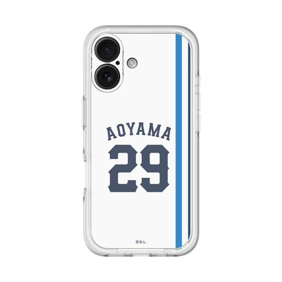 スリムプロテクションプレミアムケース［ 埼玉西武ライオンズ- #29 AOYAMA - ホーム ］