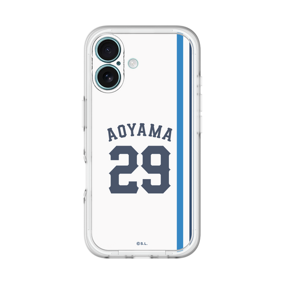 スリムプロテクションプレミアムケース［ 埼玉西武ライオンズ- #29 AOYAMA - ホーム ］