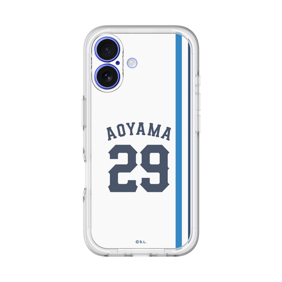 スリムプロテクションプレミアムケース［ 埼玉西武ライオンズ- #29 AOYAMA - ホーム ］