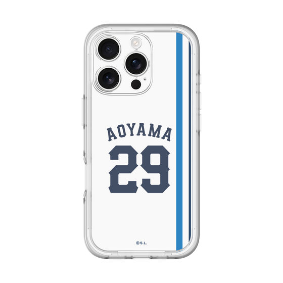 スリムプロテクションプレミアムケース［ 埼玉西武ライオンズ- #29 AOYAMA - ホーム ］